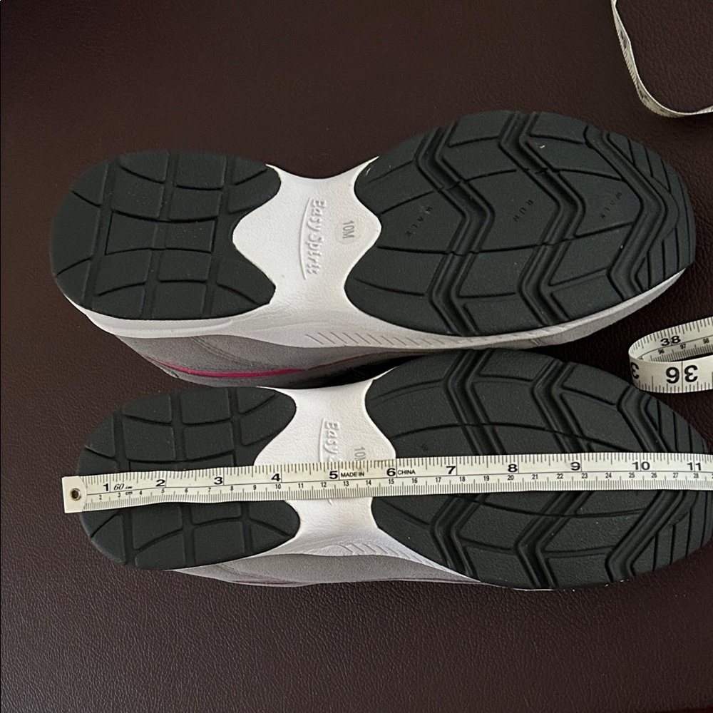 Easy Spirit Romy suede Gray and neon Pink and yellow Athletic Shoes - Picture 5 of 9